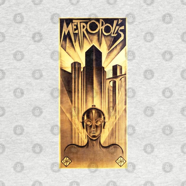 Metropolis - MOVIE POSTER - Retro - Vintage by Labonneepoque